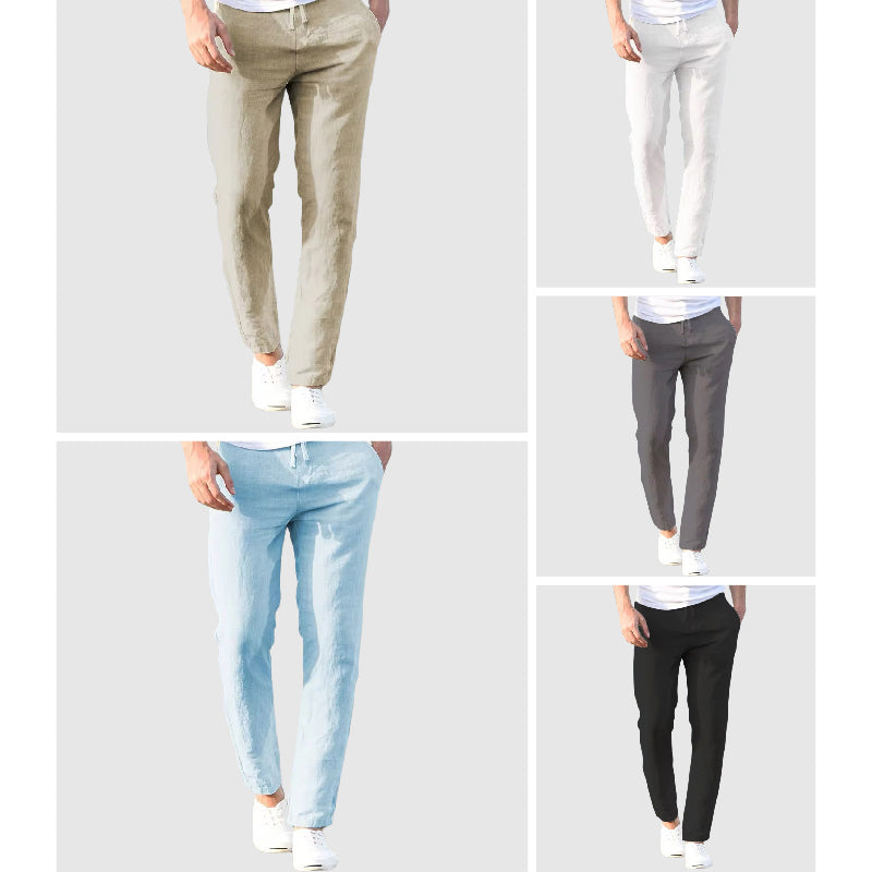 LIGHTWEIGHT LINEN PANTS