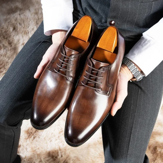 Luca | Men's Leather Lace-Up Oxford Dress Shoes