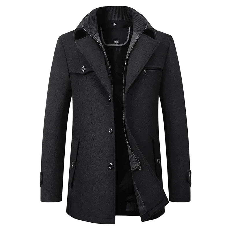 Benny | Men's Mid-Length Pea Coat