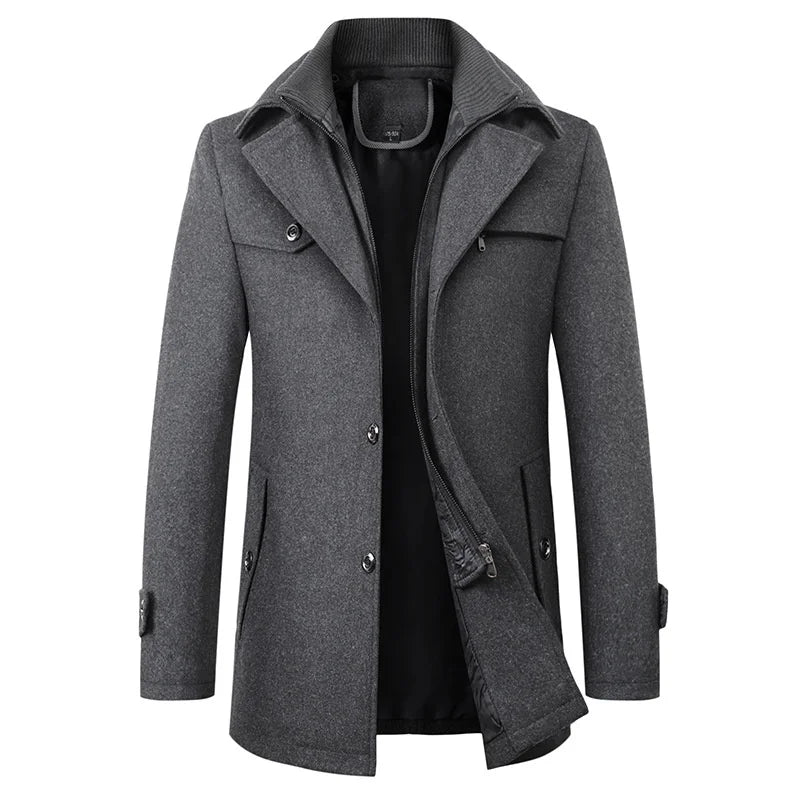 Benny | Men's Mid-Length Pea Coat