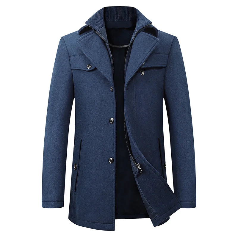 Benny | Men's Mid-Length Pea Coat