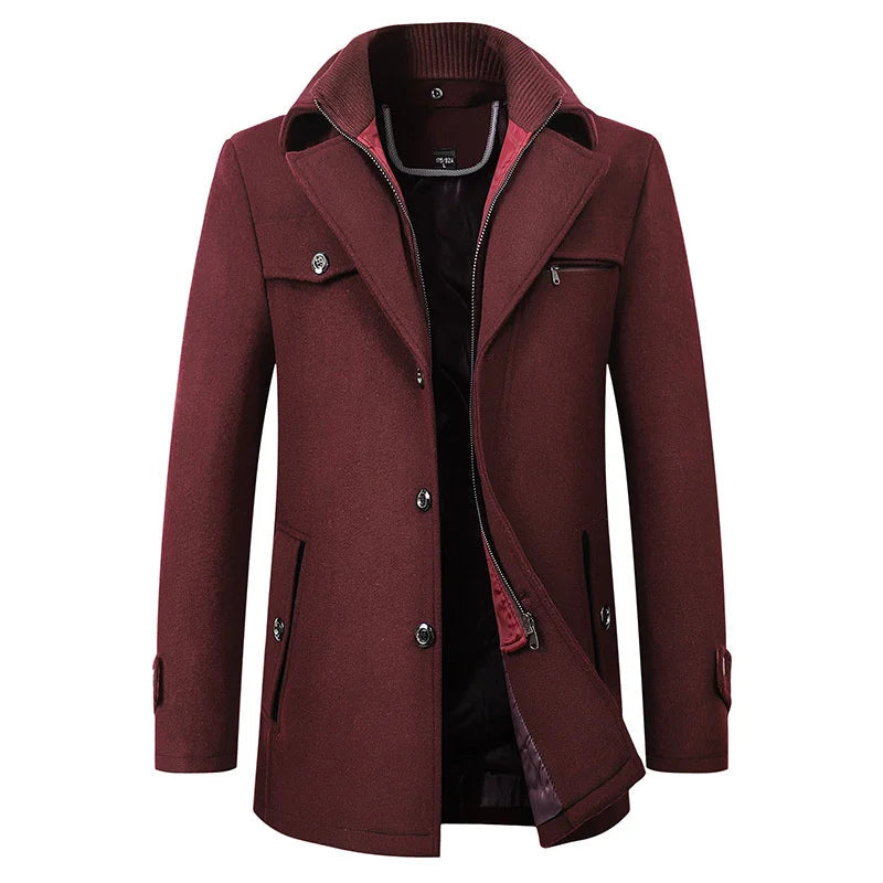 Benny | Men's Mid-Length Pea Coat