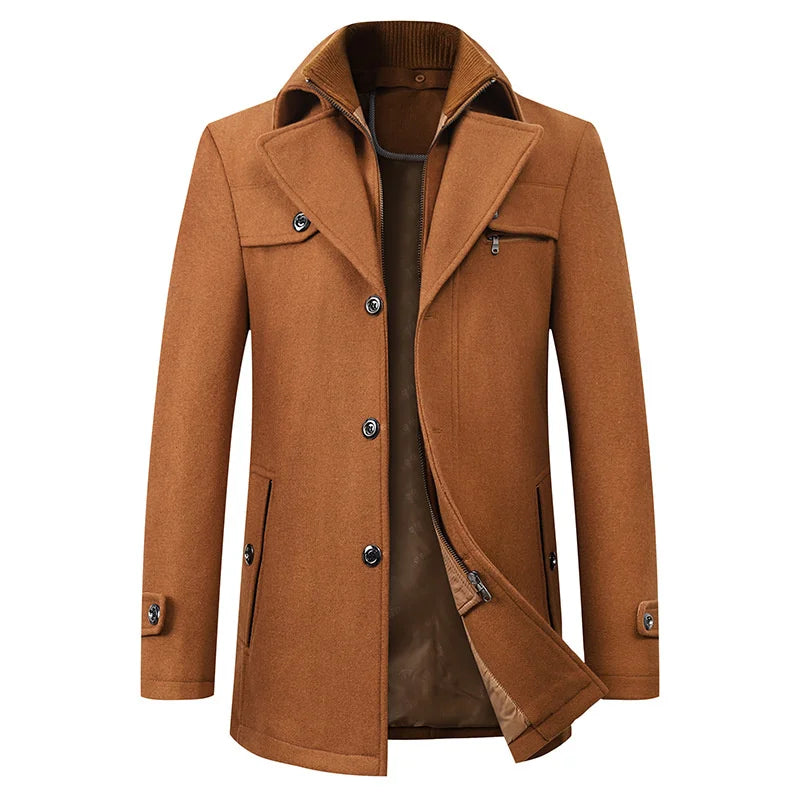 Benny | Men's Mid-Length Pea Coat