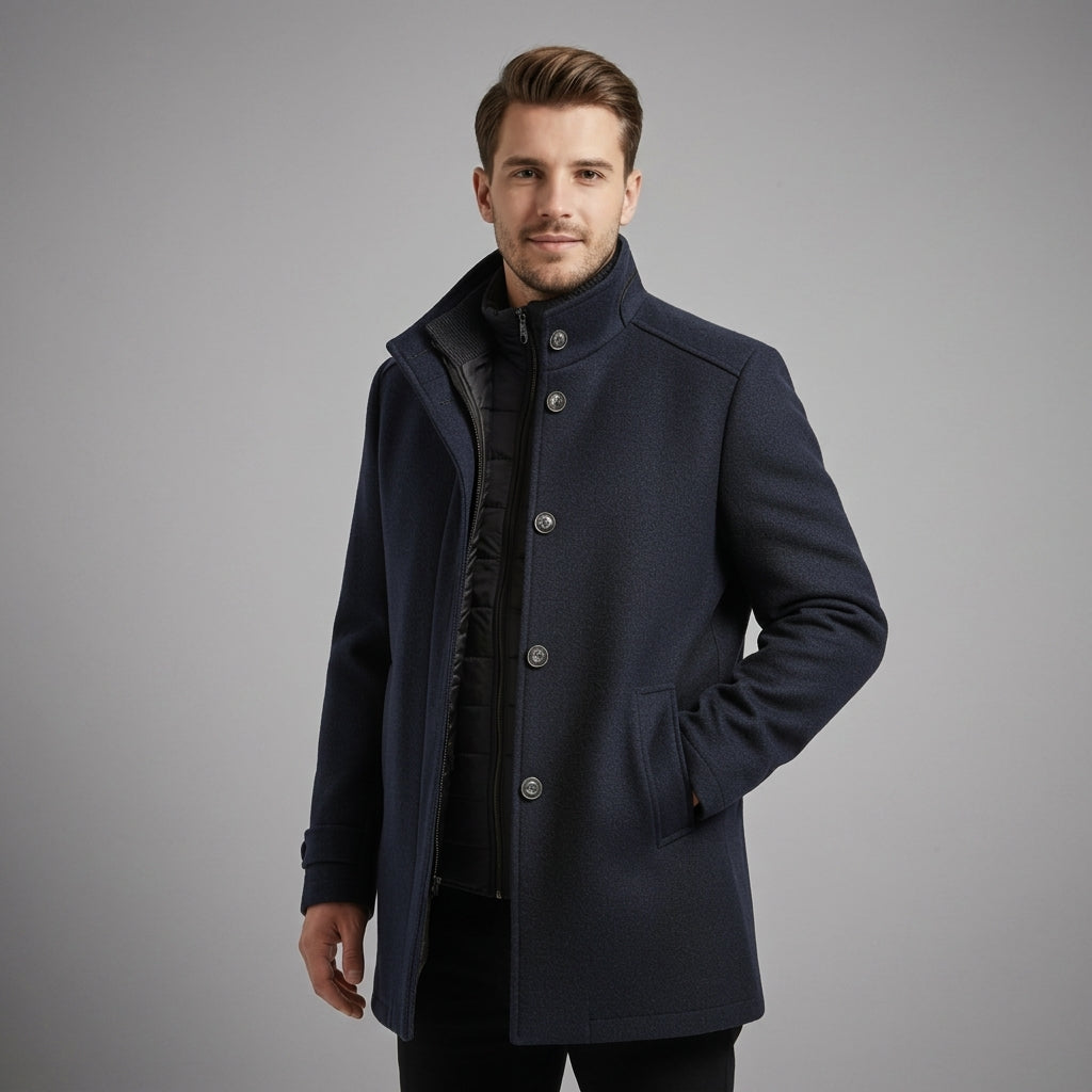 Bergamo Stand Collar Coat
