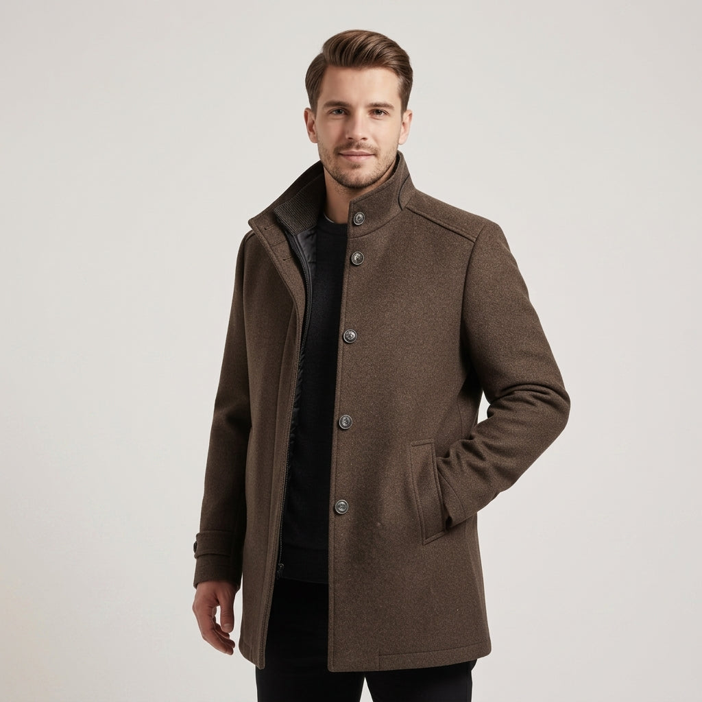 Bergamo Stand Collar Coat