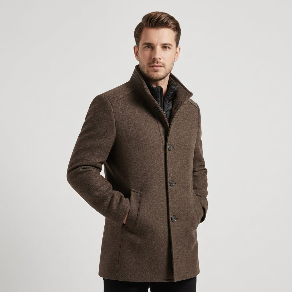 Bergamo Stand Collar Coat