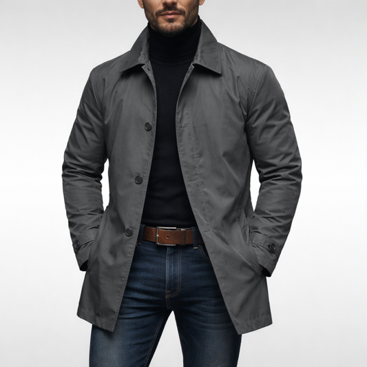 Jason | Weather-resistant and timeless long coat