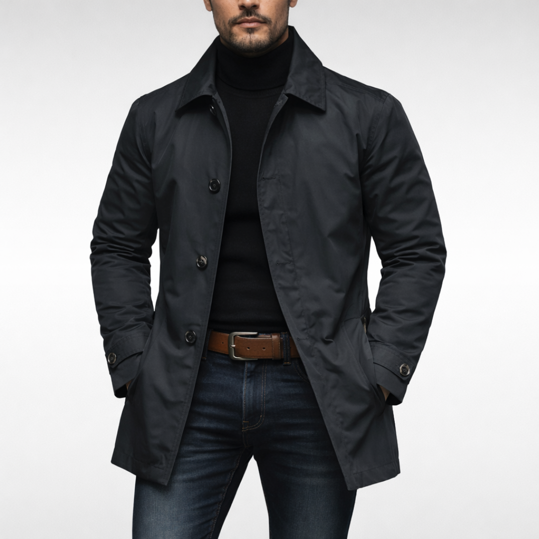 Jason | Weather-resistant and timeless long coat