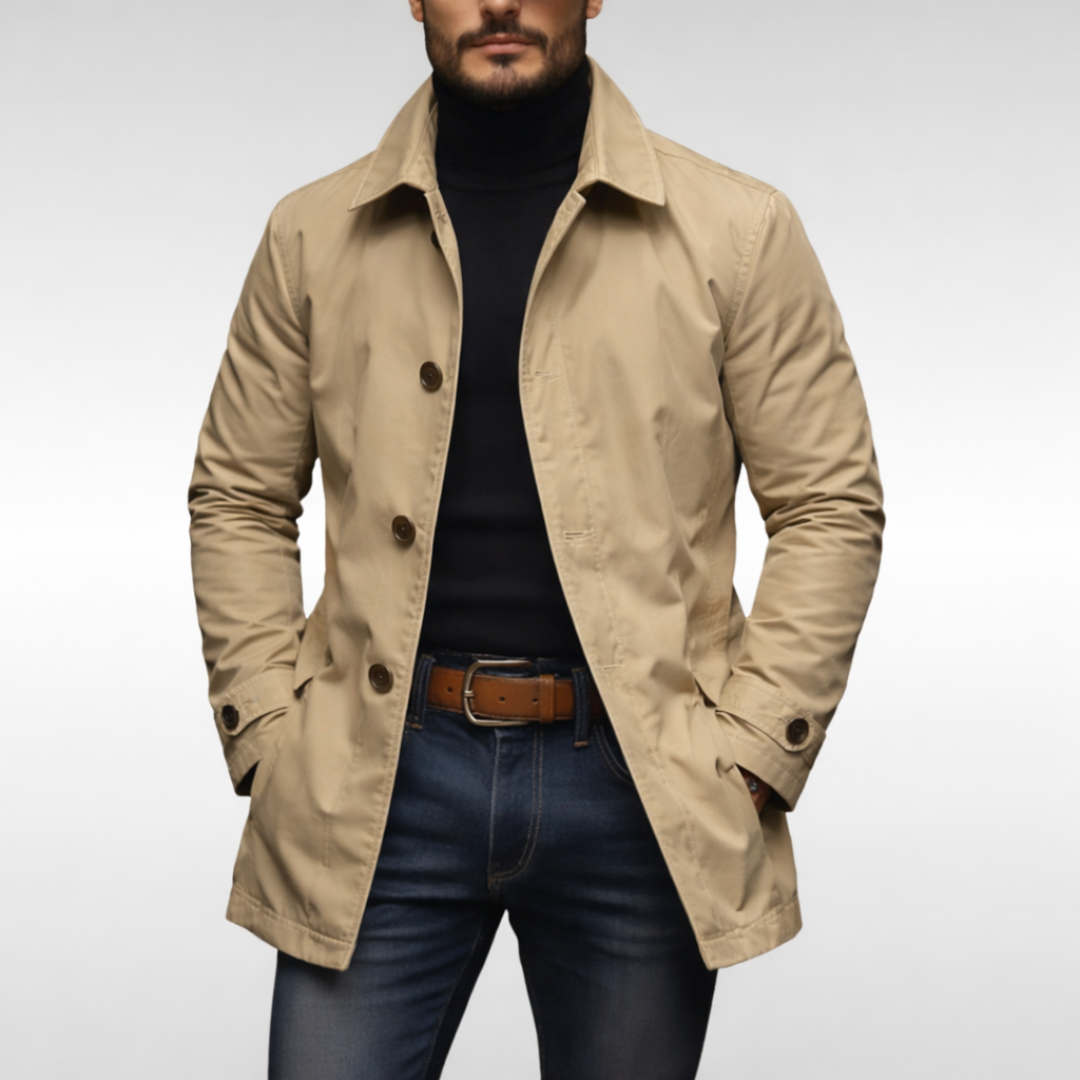 Jason | Weather-resistant and timeless long coat