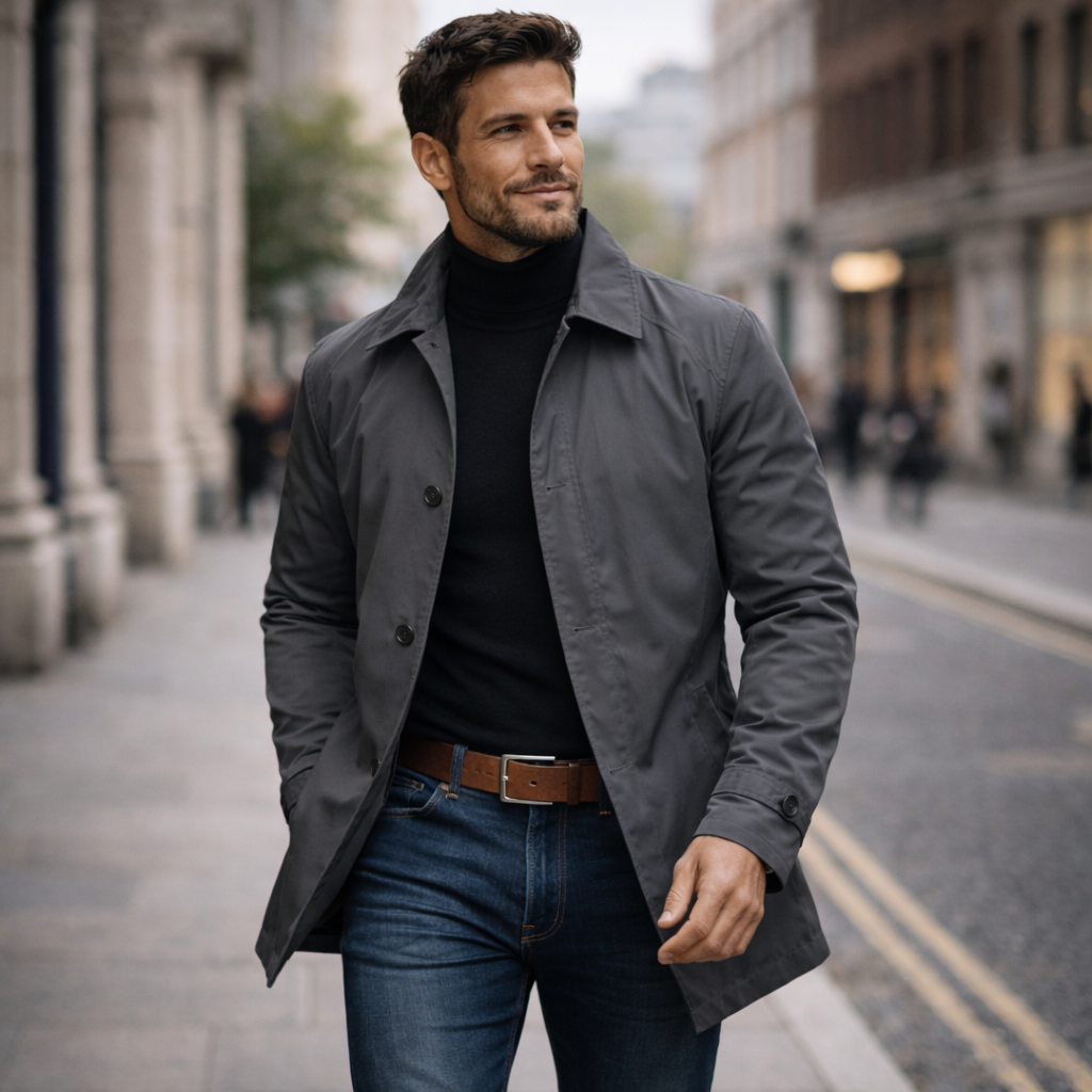 Jason | Weather-resistant and timeless long coat