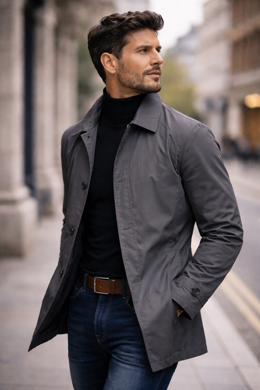 Jason | Weather-resistant and timeless long coat