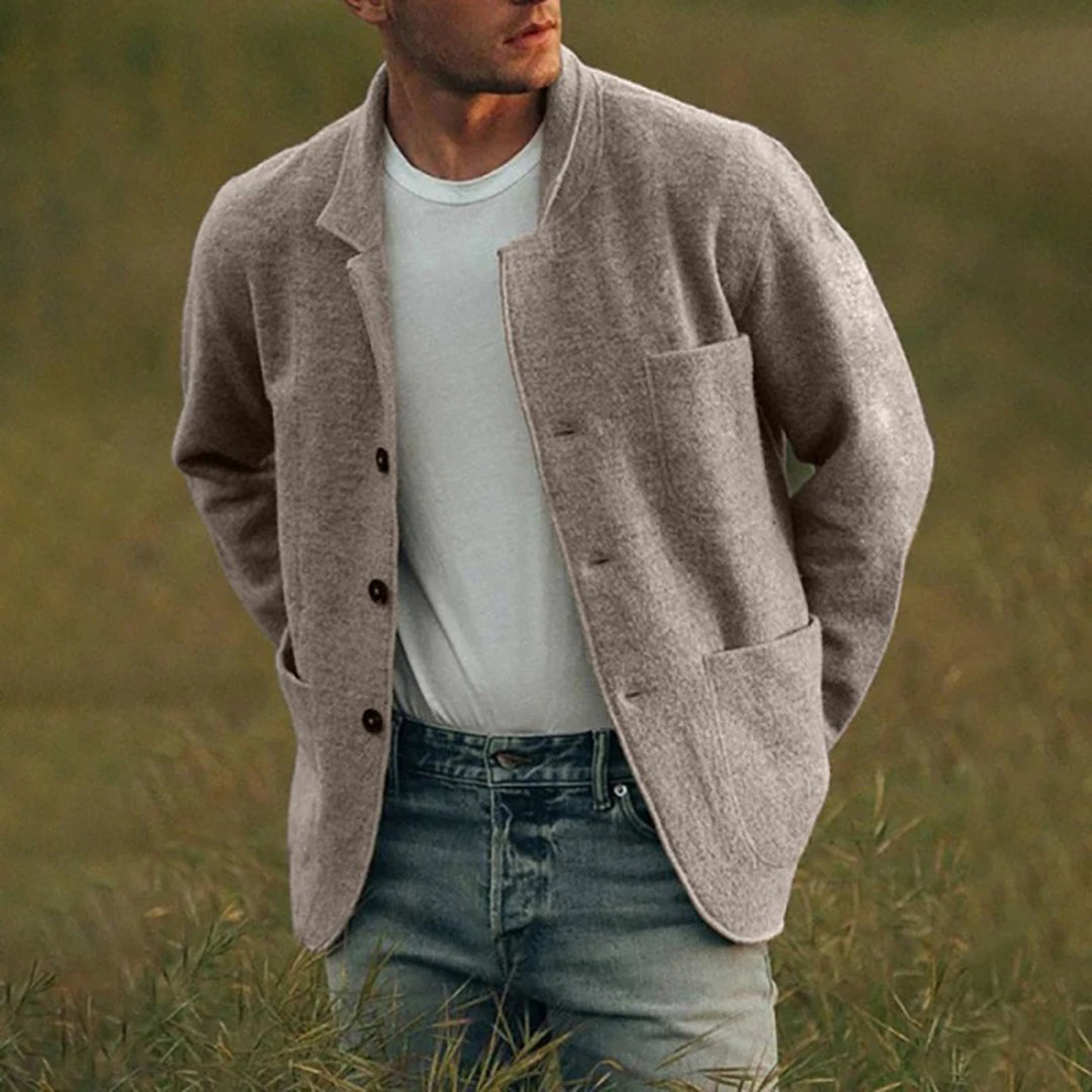 Luca Moretti | Premium Knit Button Cardigan For Men