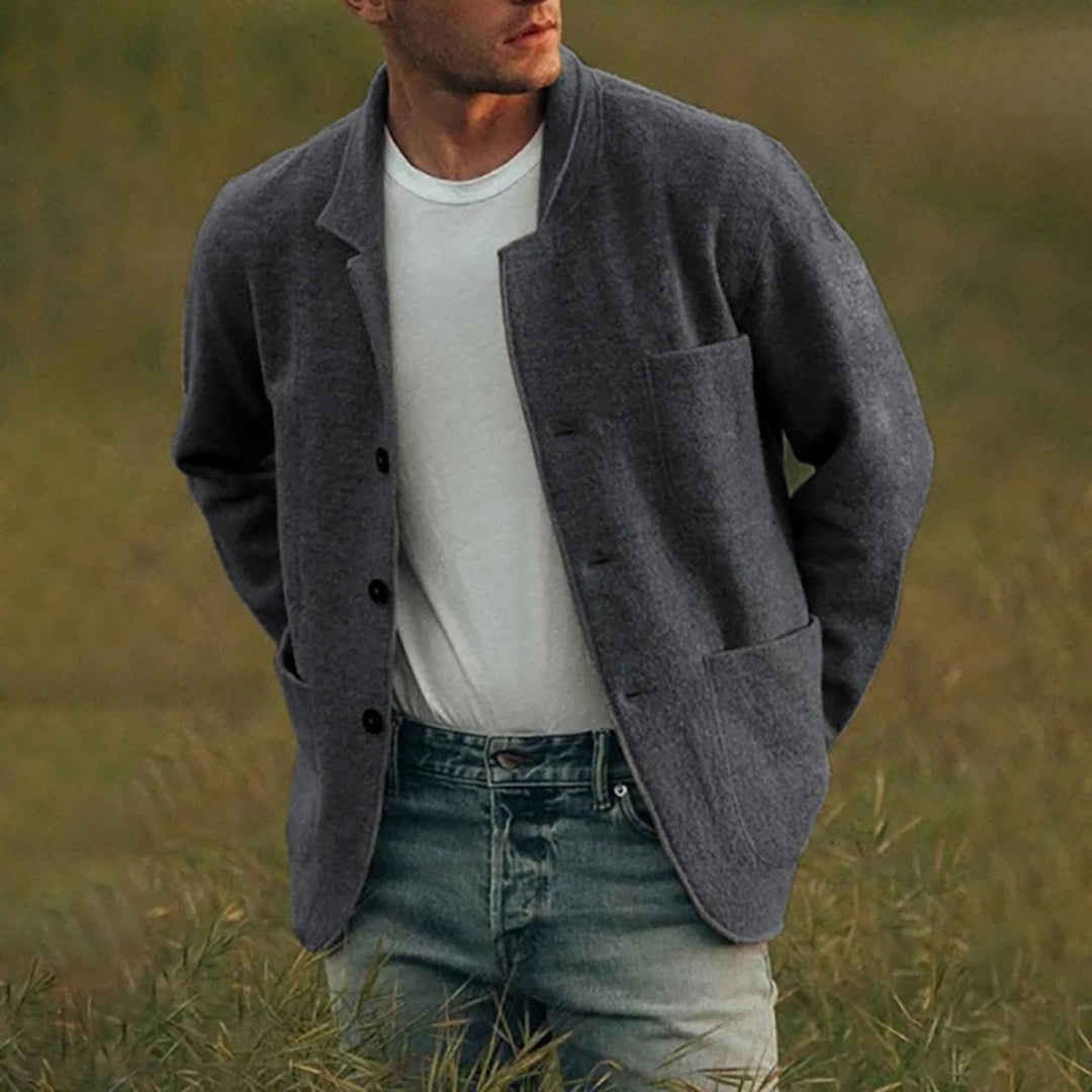 Luca Moretti | Premium Knit Button Cardigan For Men