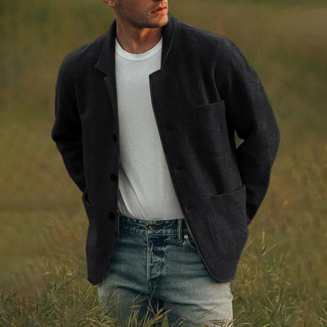 Luca Moretti | Premium Knit Button Cardigan For Men