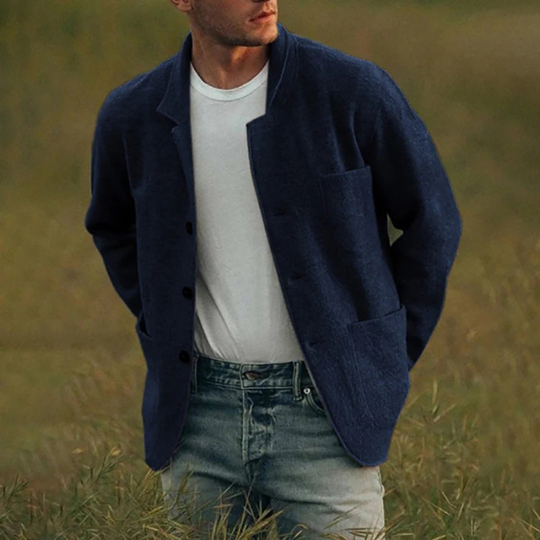Luca Moretti | Premium Knit Button Cardigan For Men