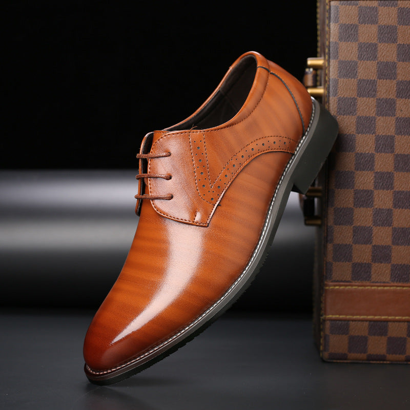 Marco | Men's Leather Lace-Up Derby Dress Shoes