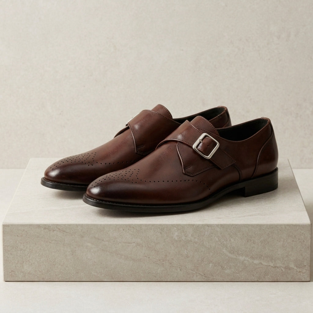 Monemvasia Monk Strap Dress Shoes