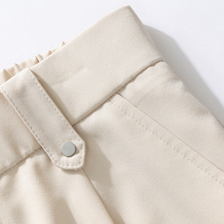 Vallier | Men's Wide Leg Pleated Straight Leg Trousers