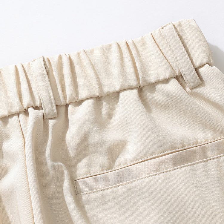 Vallier | Men's Wide Leg Pleated Straight Leg Trousers